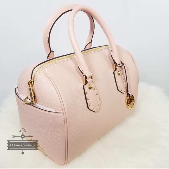 NWT Michael Kors Aria Medium Satchel Blossom Bag - Picture 6 of 8